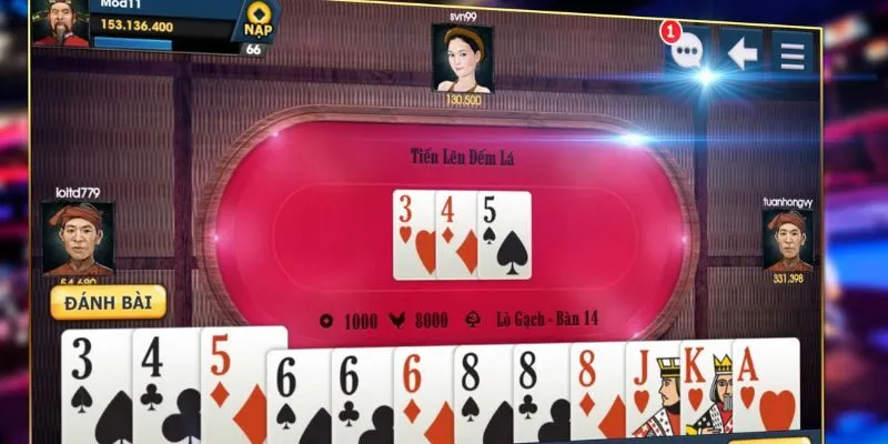 Đôi nét về game đánh bài Tiến lên